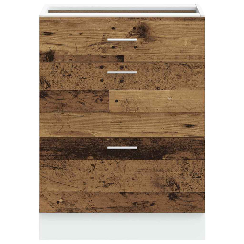 Lyon Kitchen Base Cabinet Lyon, old wood