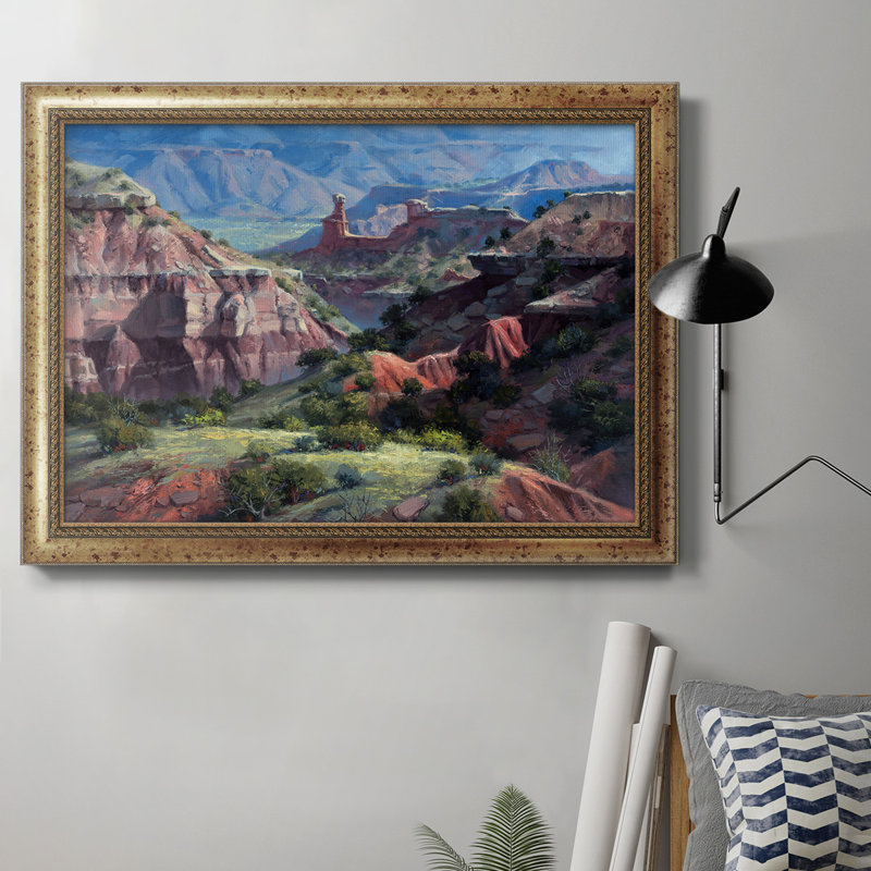 Toile encadrée classique de qualité supérieure Palo Duro - prête à être accrochée