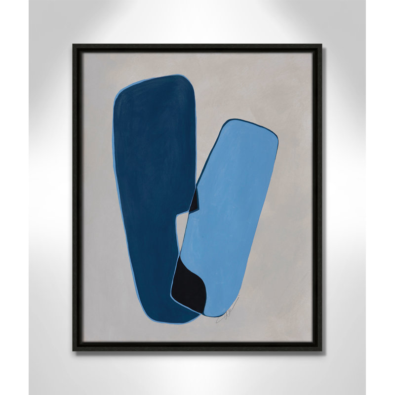 In Unity II by Filippo Ioco For Casa Fine Arts, 21.5" H x 17.5" W x 2" D, Espresso Framed