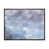 Toile avec cadre flottant noir