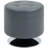 HOMCOM 360° Swivel Foot Stool Round PU Ottoman With Thick Sponge Padding And Solid Steel Base