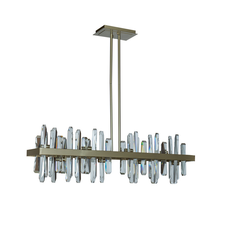 Stratton 8 - Light Crystal Chandelier