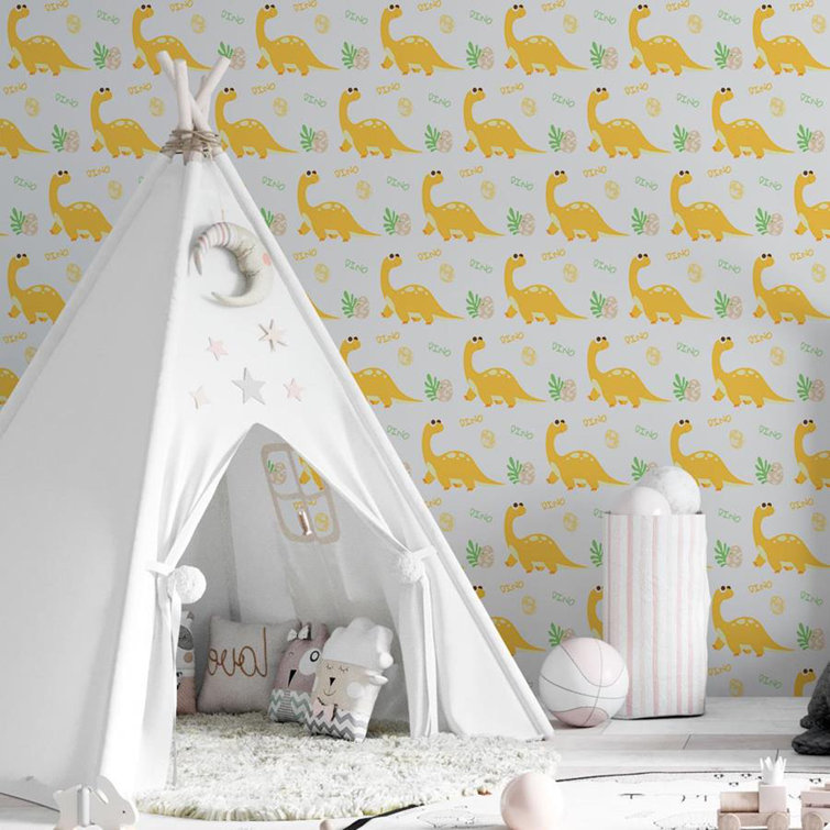 Animal Print Leopard Light Natural Peel and Stick Vinyl Wallpaper