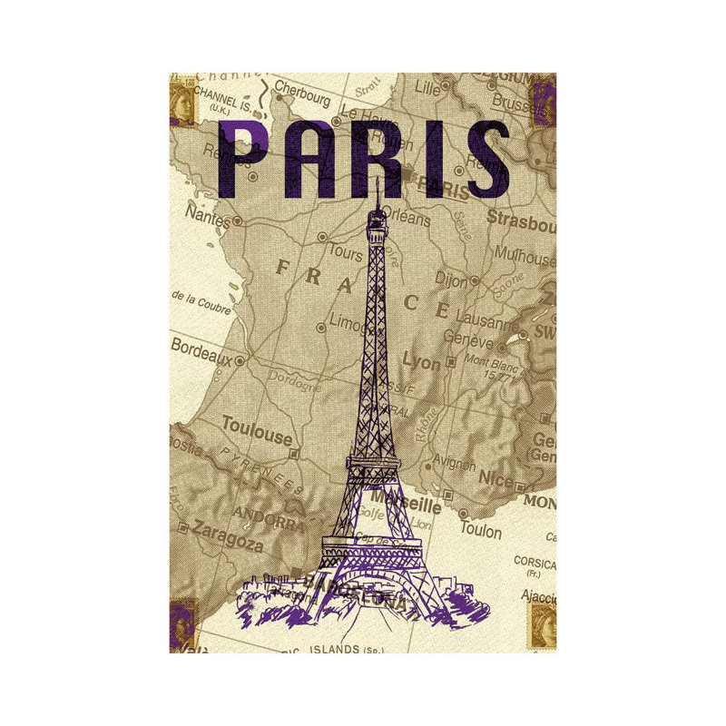 City Stops I 1 Piece Wrapped Canvas Wall Art, 20.32 cm H x 30.48 cm W