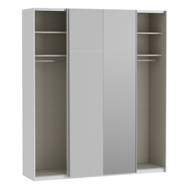 Tasani 2 Door Manufactured Wood Wardrobe
