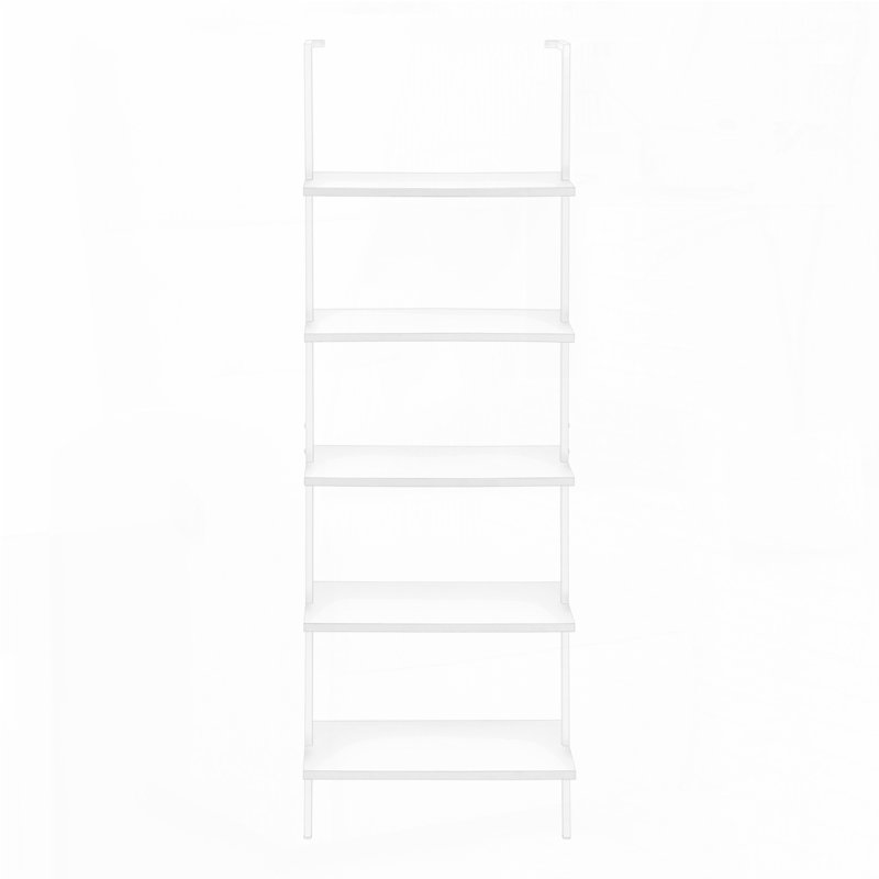 Bibliothèque pour chambre 5 tablettes, Blanc