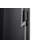 Black Metal Large-Capacity Wardrobe With Hanging Rod And Compartments-625112811