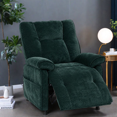 Fauteuil inclinable électrique avec rangement, chaise moderne réglable en chenille pour la maison
