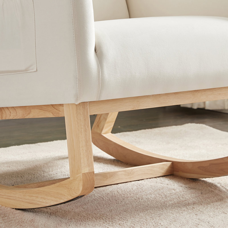 Chaise berçante, Beige