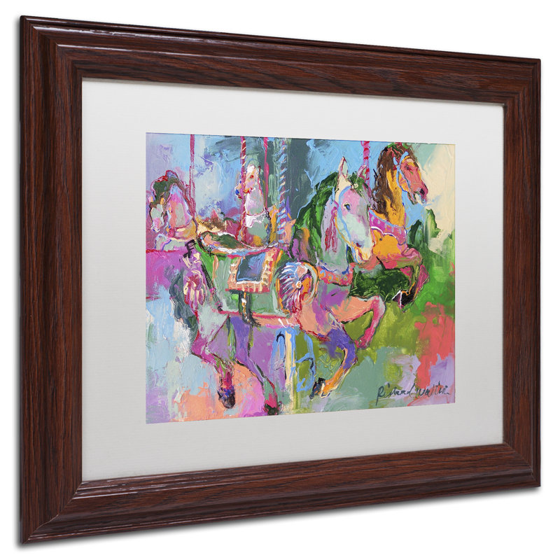 « artcar 3 », reproduction sur toile, H 11 po x l 14 po x P 0,5 po, Blanc, Encadrement grain de bois