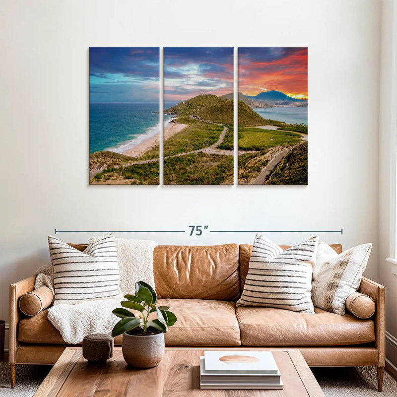 Paysage de camion à Saint-Kitts, H 36 po x l 57 po