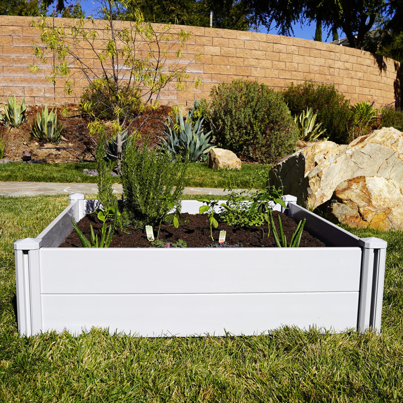 Cooke Raised Garden Bed, Gray