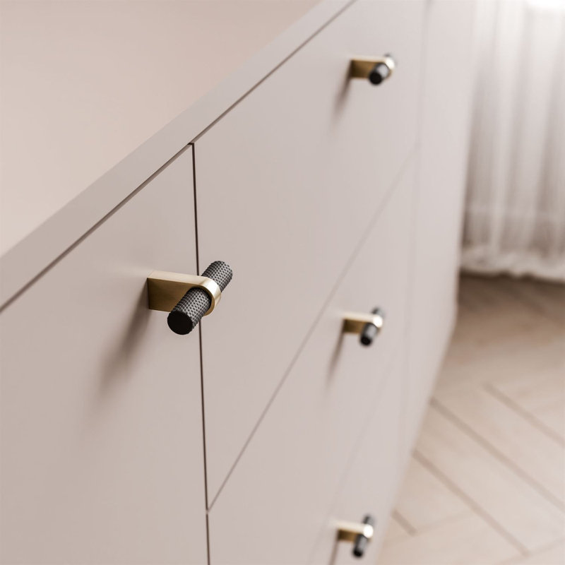 190cm Sideboard, Cashmire/Black