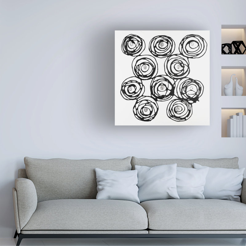 " Torque I " on Canvas, 18" H x 18" W