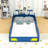 Twin Wooden Platform Bed With Car-Shaped-911622073