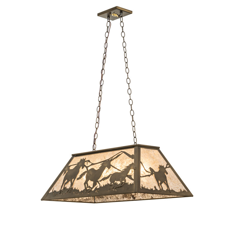 Rustic Lodge 6 - Light Pendant, Antique Copper