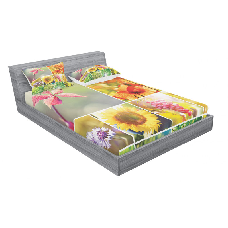 Microfiber Sheet Set, Full Sheet Set with Fitted Sheet
