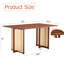 Bureau de salle à manger en bois chinois rétro, couleur noyer pour la pièce, table de bureau en bois massif, bureau à la maison rétro, salon-442642242-442642244