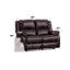 Causeuse inclinable en cuir synthétique Zuriel-803711624