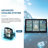 11.3 Cubic Foot Beverage Refrigerator, 480-Can Capacity Cooler, Commercial Beer, Wine, And Beverage Refrigeration Unit. Features A Digital Adjustable Thermostat, Making It The Perfect Choice For Home Office Bars. (Glass Door Open Model)