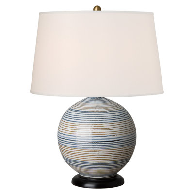 Lampe de table bleue 22 po