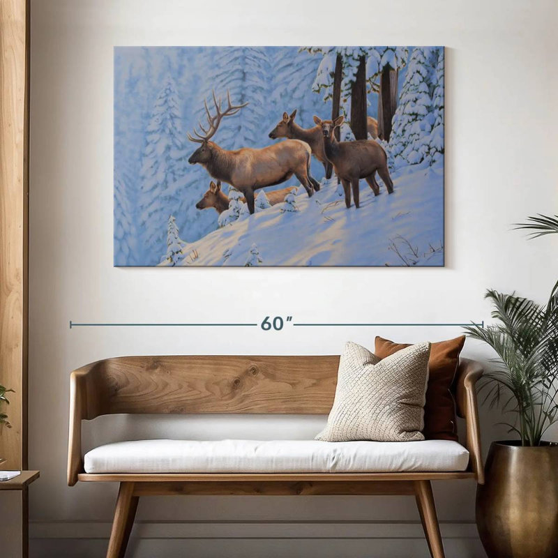 Brampt Early Snow, 32" H x 48" W