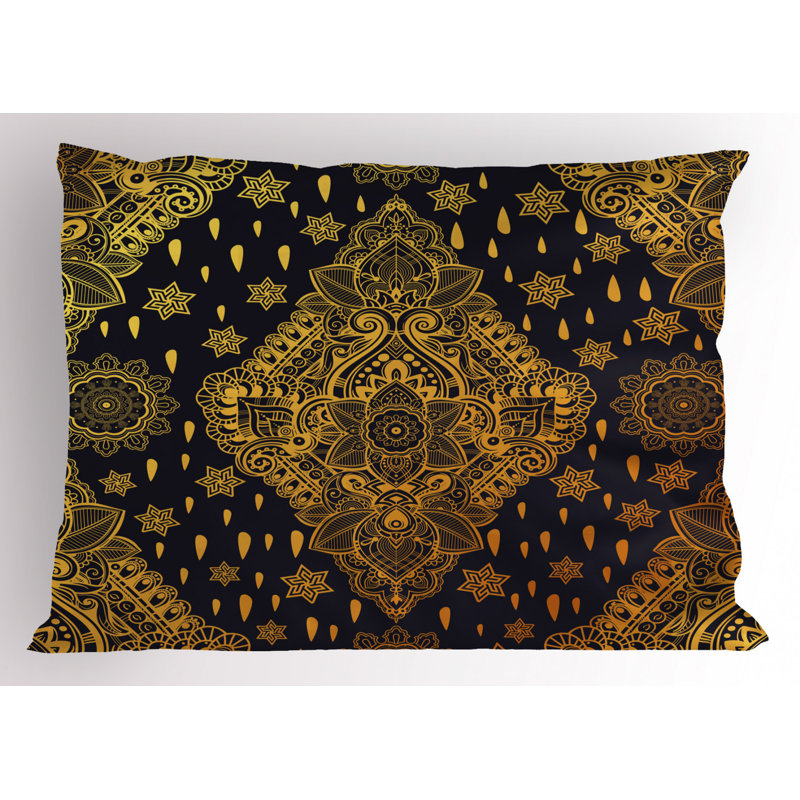 Star Polyester Paisley Sham Set, Twin