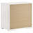 Pierce High Gloss 2-Drawer Nightstand Bedside Table