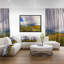 «Stormy Sky with Clouds Panorama» - Photographie sur toile encadrée-26695762