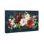 Automne floral bleu marine - Impression sur toile-58872939-58872932