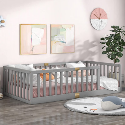 Twin Solid Wood Platforms Bed by Sapphome by Sapphome
