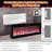 Smart Electric Fireplace With Remote Control & Alexa/Wifi-355569488