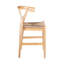 Tabouret de comptoir Cera, corde tissée à la main, bois brun naturel-109521430-109521431