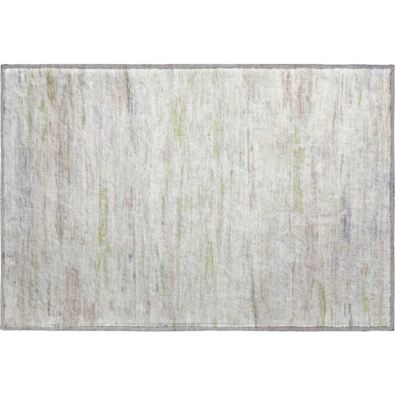 Premium Machine Washable Mundell Abstract Rug, Rectangle 1'8" x 2'6"