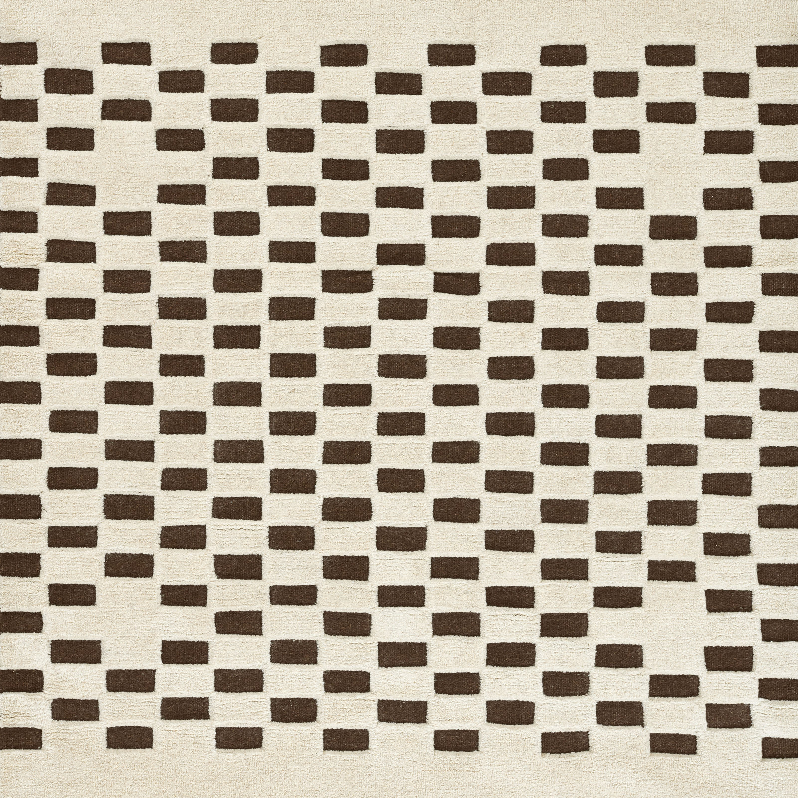 Aelin Hand-Tufted Checkered Wool Rug, Runner 2'6" x 8'