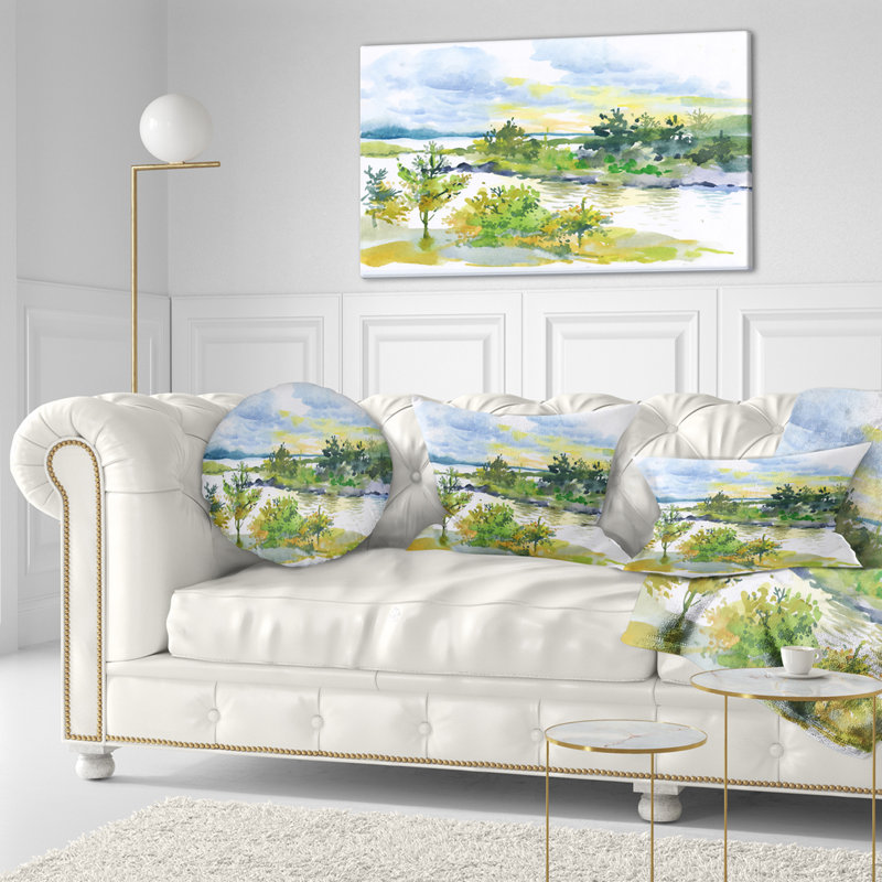 Coussin lombaire Schafer Landscape Autumn Forest and Lake