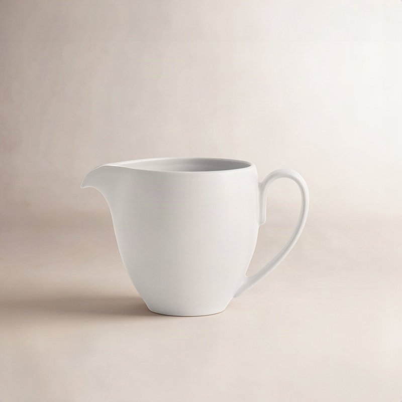 Nambe Pop Creamer, Chalk