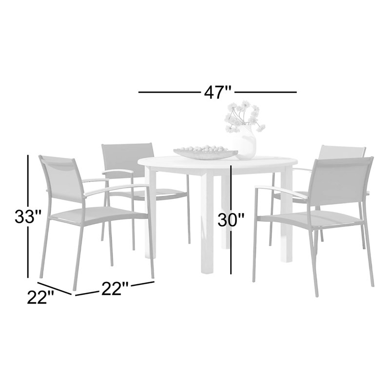 Alyisa 5 Piece Dining Set