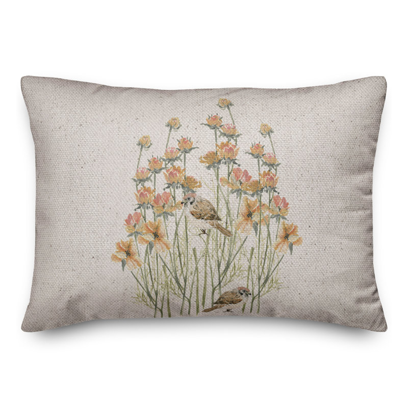 Coussin Birds In Flowers