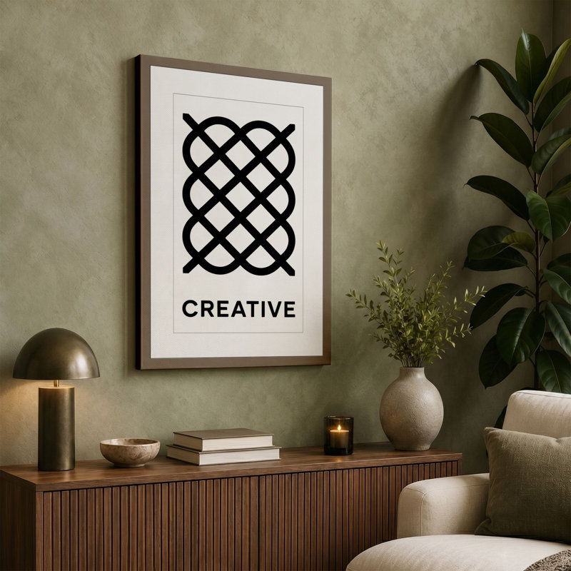 Print, 24x16 - 61.0 x 40.6 cm, Teal Border