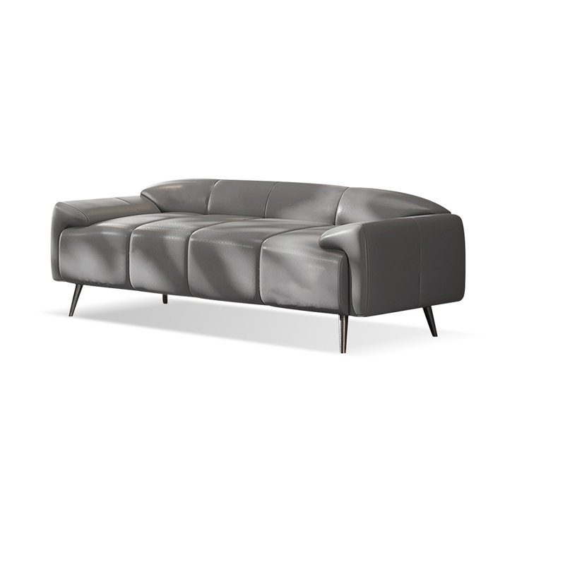 Banc avec revêtement, H 25,59 po x l 59,06 po x P 19,69 po, Gris