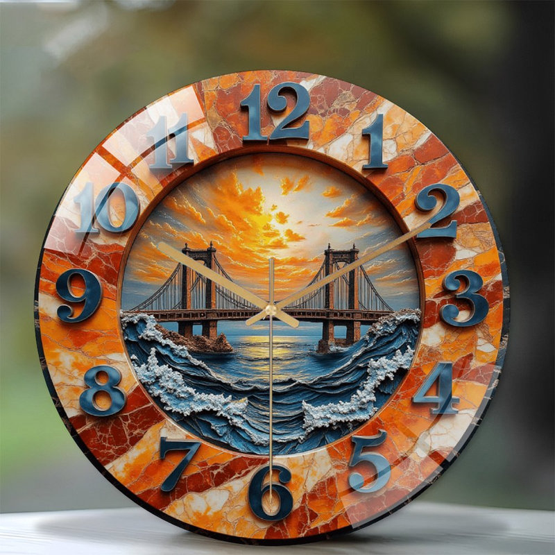 Horloge murale 12 po