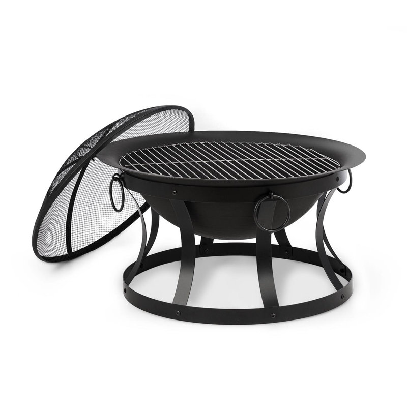 Round Cast Iron Smokeless Fire Pit