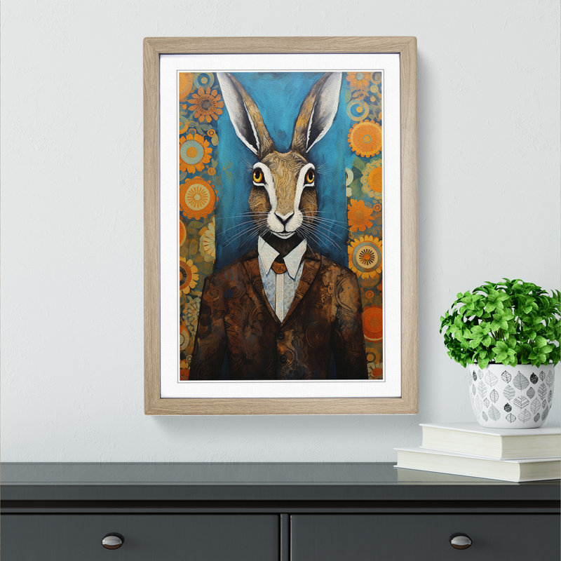Hare Expressionism No.2 - Framed Print