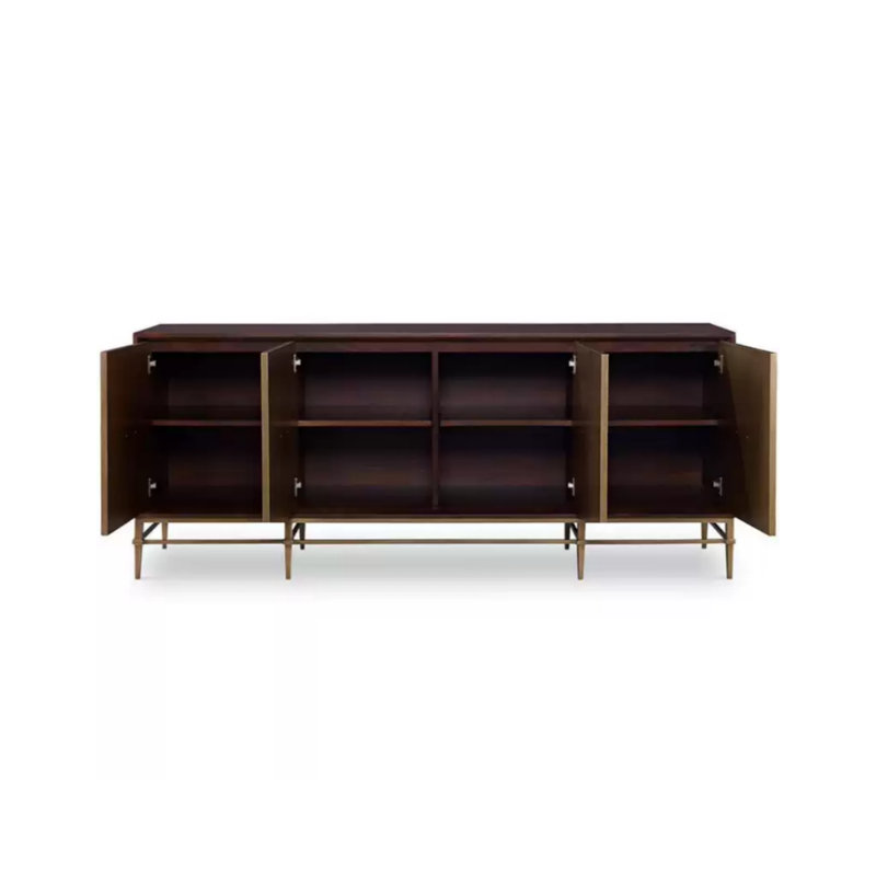 Buffet haut de gamme rétro, H 31,89 po x l 70,87 po x P 18,9 po