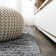 Collesse Solid Shag Gray Rug