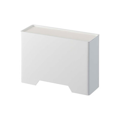 Yamazaki Home Face Mask Dispenser With Lid , Hygiene Station , Magnetic, Free-Standing, Steel, Lid
