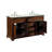 Hermes 60 " W Freestanding Standard 2 Double Vanity Bathroom Vanity With Marble Top-1842365764