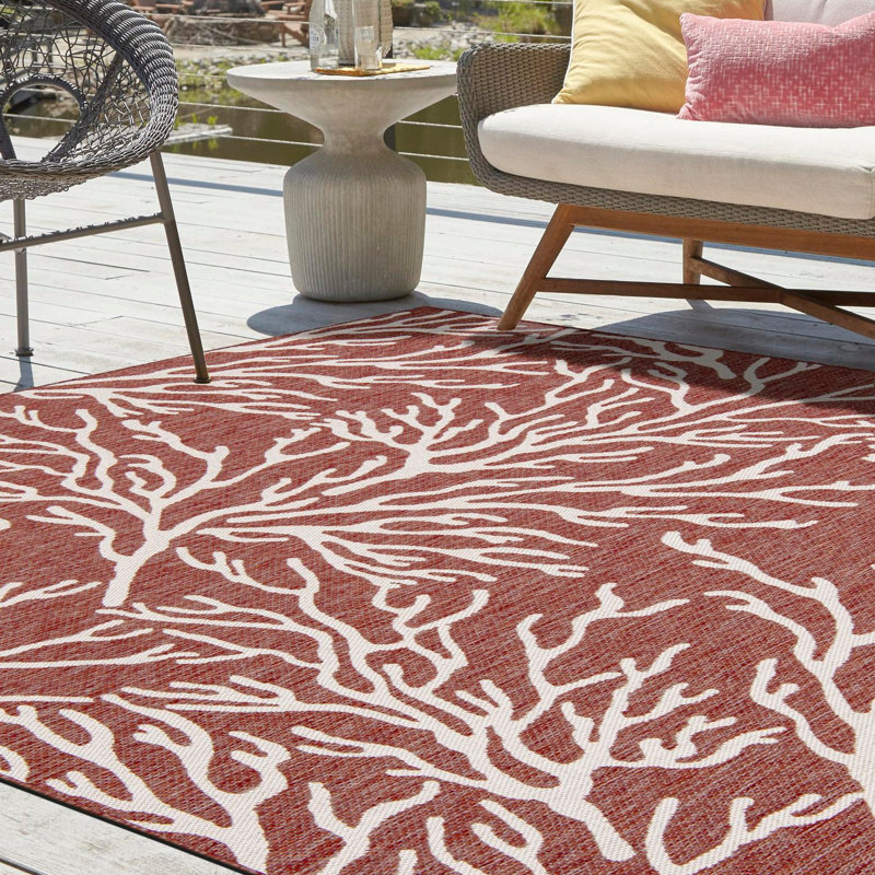 Angelys Indoor/Outdoor Area Rug, Rectangle 7'10" x 10'