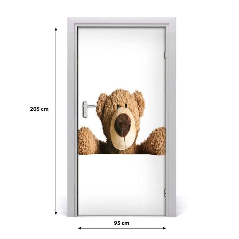 Teddy Bear Door Decal